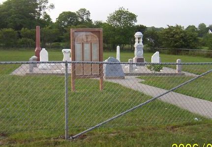 Old St. Ambrose Cemetery.